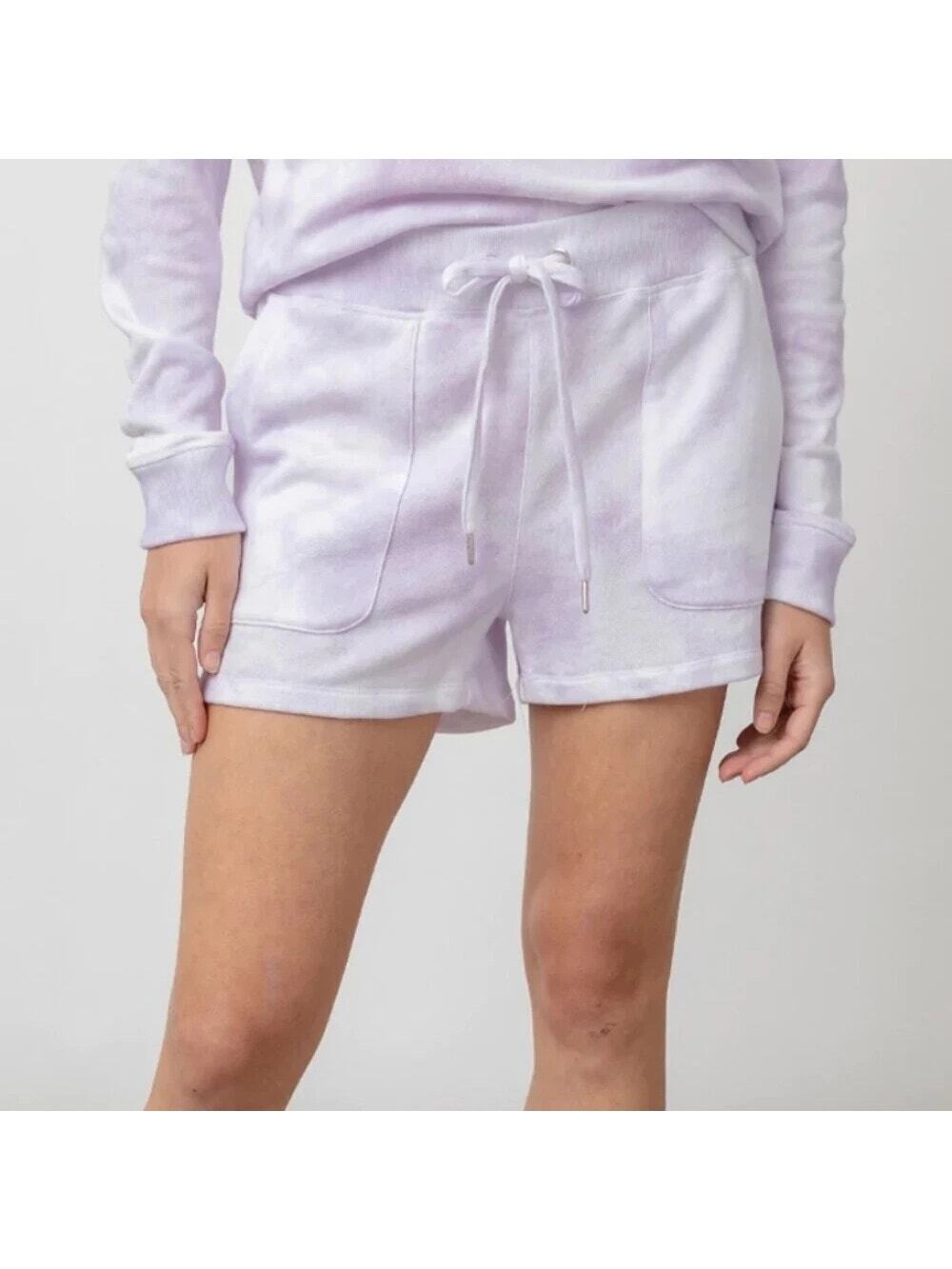 Rails Robin Lavender Tie Dye Shorts Large LA Cool Y2K Soft Girl Aesthetic ☁️✨